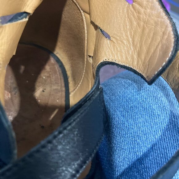 vintage john fluevog buckle high heel shoe woman's size 9 discontinued - Picture 7 of 15